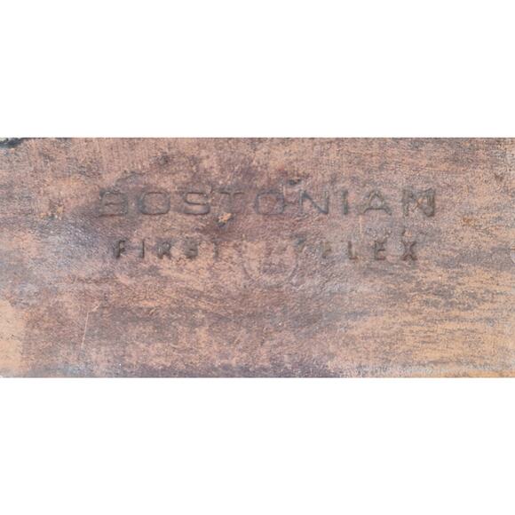 BOSTONIAN Florentine Black Leather Tassel Loafers Men Size 8.5 Made in India - Picture 11 of 14